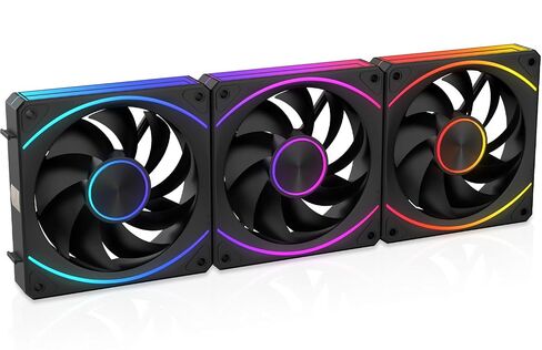 EY120PRO 120mm Reverse ARGB Case Fans, 1800RPM 61.5CFM, 3-Pack in Saudi Arabia