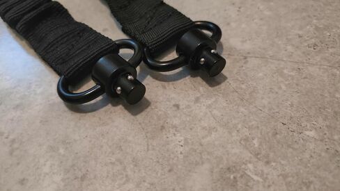 Two Point Rifle Sling Strap - Gun Sling with Push Button QD Swivels Slings for Outdoor, Hunting, Airsoft, Paintball & Training Tactical 2 Point Easy Attach, Adjustable Gun Shoulder Strap in Saudi Arabia