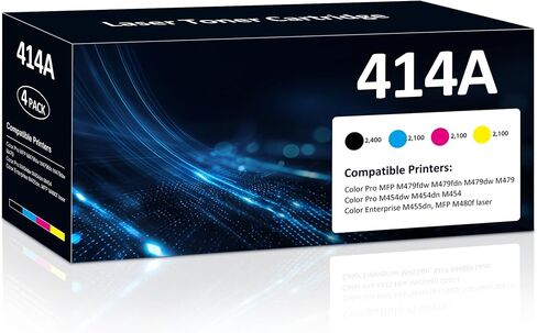 414A Toner Cartridges 4 Pack 414A Toner with Chip Compatible in Saudi Arabia