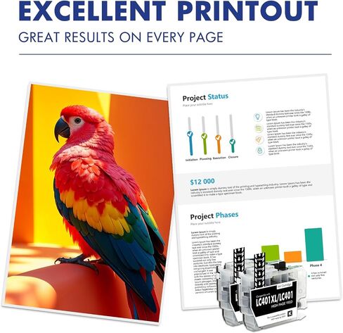 LC401XL LC401 Black Ink Cartridges for Brother MFC-J1010DW MFC-J1170DW in Saudi Arabia