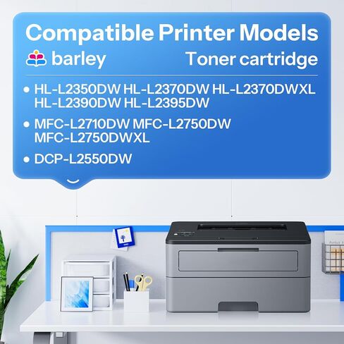 TN760 TN-760 Toner Cartridge Compatible TN760 High Yield Black Toner Cartridge Replacement for Brother TN760 TN-760 MFC-L2710DW MFC-L2750DW DCP-L2550DW Toner Printer (2-Pack). in Saudi Arabia