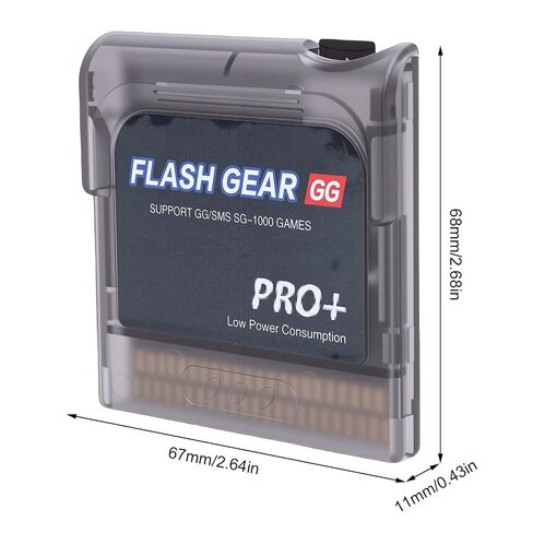 LICAEVEY 600 in 1 Flash Memory Card 4GB Built in Game Cartridge for GG Game Gear Console Support for SMS SG Systems Save Data Storage Gold Plated Contacts in Saudi Arabia