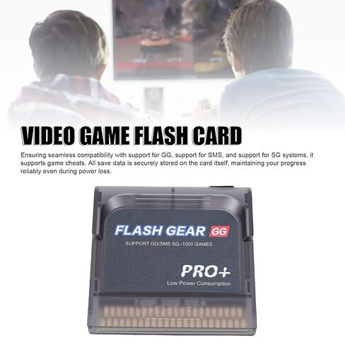 LICAEVEY 600 in 1 Flash Memory Card 4GB Built in Game Cartridge for GG Game Gear Console Support for SMS SG Systems Save Data Storage Gold Plated Contacts in Saudi Arabia