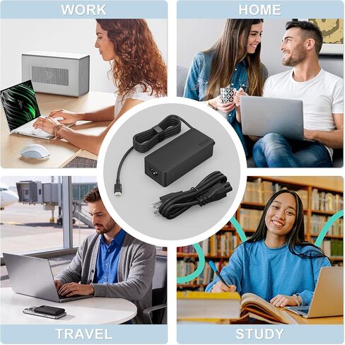 100W USB C Laptop Charger,Compatible with Mac Book Pro/Air 16, 15, 14,13,M1 M2 M3 M4 M5,Inch 2026 2025 2024 2023,for HP, Dell Type-C Fast Charging AC Adapter in Saudi Arabia