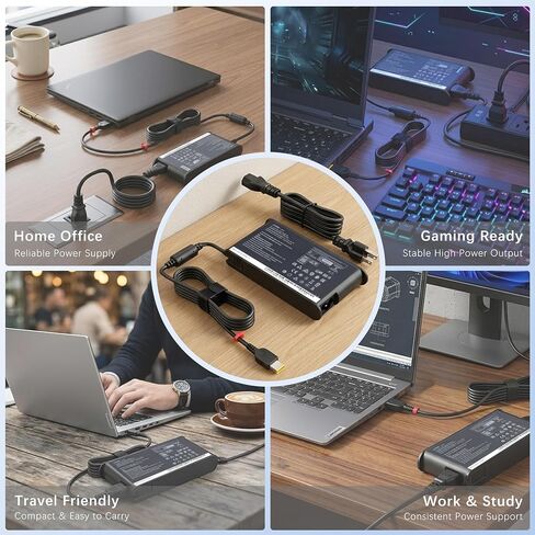170W Laptop Charger Compatible with Lenovo Legion Slim 5 5i in Kuwait