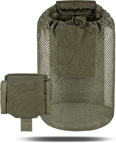 Tactical Mesh Dump Pouch Molle Foldable Mag Recovery Drop Pouch in Saudi Arabia