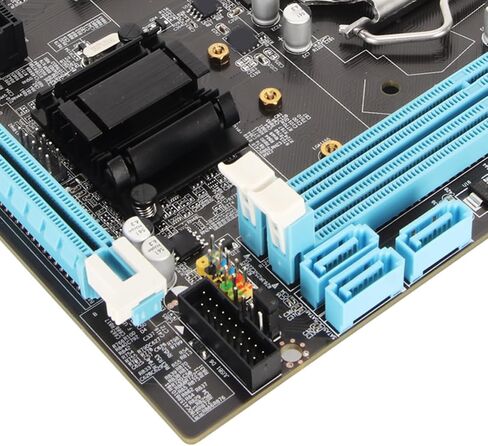 H61 LGA 1155 Motherboard, Micro ATX Computer Motherboard, Double DDR3, HDMI VGA, 1000M LAN, SATA 2.0, USB 2.0, M.2 NVMe NGFF, for LGA1155 Socket i3/i5/i7 in Kuwait