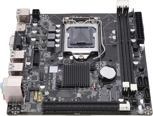 H81 LGA 1150 Gaming Motherboard, Mini ITX Support Core i3 i5 i7 E3 V3, DDR3, M.2 NVMe Slot, SATA 6Gb / s, PCI Express x16, VGA HDMI in Kuwait