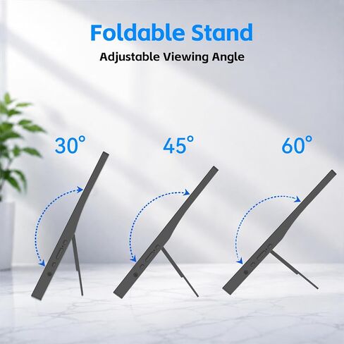 15.6" Portable Monitor, Ultra-Slim Travel External Monitor with Kickstand in Kuwait