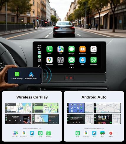 10.25" CarPlay Radio for Audi Q5 SQ5 (09-17) 3G MMI Multimedia in Kuwait