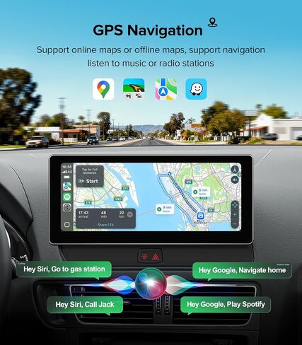 10.25" CarPlay Radio for Audi Q5 SQ5 (09-17) 3G MMI Multimedia in Kuwait