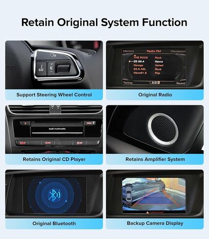 10.25" CarPlay Radio for Audi Q5 SQ5 (09-17) 3G MMI Multimedia in Kuwait