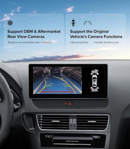 10.25" CarPlay Radio for Audi Q5 SQ5 (09-17) 3G MMI Multimedia in Kuwait
