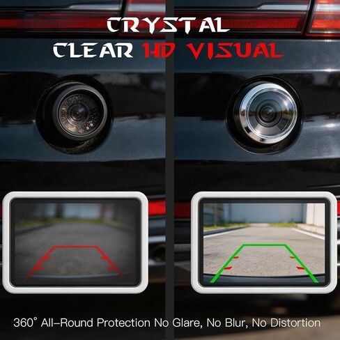 License Plate Camera Deflector Car Lens Protector 4PCS Front Bumper Transparent Cover Backup Anti Rain Shield for Protective Reverse Accessories Guard 2026 New Tempered Glasses View in Kuwait