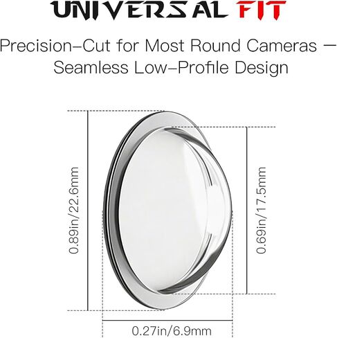 License Plate Camera Deflector Car Lens Protector 4PCS Front Bumper Transparent Cover Backup Anti Rain Shield for Protective Reverse Accessories Guard 2026 New Tempered Glasses View in Kuwait