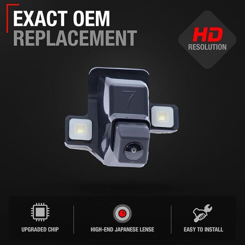 Rear View Backup Camera, Reverse Park Assist - Compatible with 2016-2024 Toyota 4Runner - OEM 8679035061, TO1960130 in Kuwait