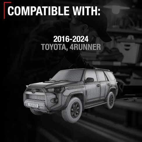 Rear View Backup Camera, Reverse Park Assist - Compatible with 2016-2024 Toyota 4Runner - OEM 8679035061, TO1960130 in Kuwait