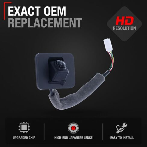 Rear View Backup Camera, Reverse Park Assist - Compatible with 2019-2023 Nissan Altima - Without AVM - Plastic, Glass - Vehicle Parking Camera Replacement - OEM 284426CA0B, 590-043, NI1960159 in Kuwait