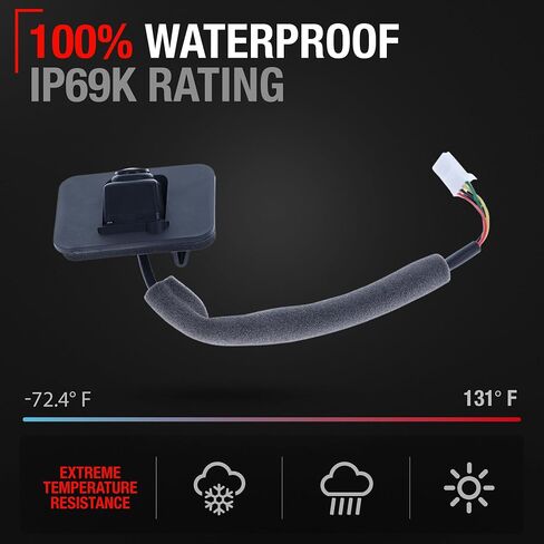 Rear View Backup Camera, Reverse Park Assist - Compatible with 2019-2023 Nissan Altima - Without AVM - Plastic, Glass - Vehicle Parking Camera Replacement - OEM 284426CA0B, 590-043, NI1960159 in Kuwait