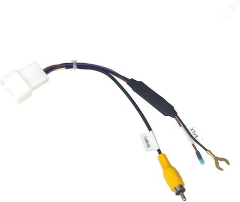 Backup Camera RCA Video Cable 16 Pin to RCA Plug Adapter Connector Car Reverse Rear View Camera Video Cable for Hyundai Elantra Sonata Accent Tucson Genesis KIA Car Stereo Radio Head Unit in Saudi Arabia
