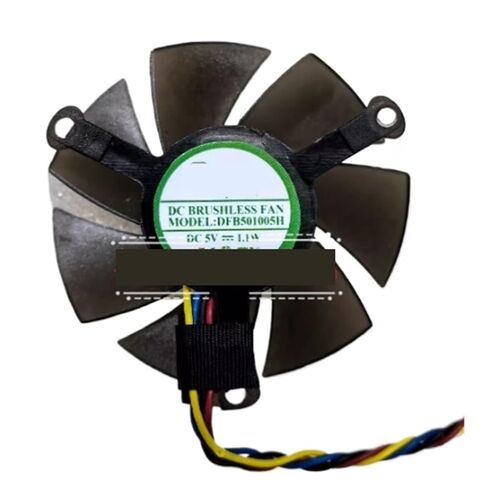 DFB501005H Diameter 45MM Mounting Hole Distance 39X39X39MM DC5V 1.1W 4Pin Cooling Fan in Kuwait