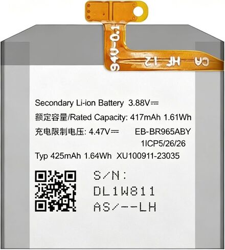ترقية جديدة لبطارية EB-BR965ABY لساعة سامسونج جالاكسي 6 الكلاسيكية 47 ملم (SM-R960/R965) [0 دورة] استبدال البطارية in Kuwait