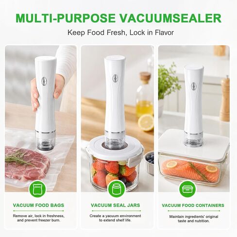 Higfra Vacuum Sealer for Food 30 Reusable Bags & 20ml Tank in Kuwait