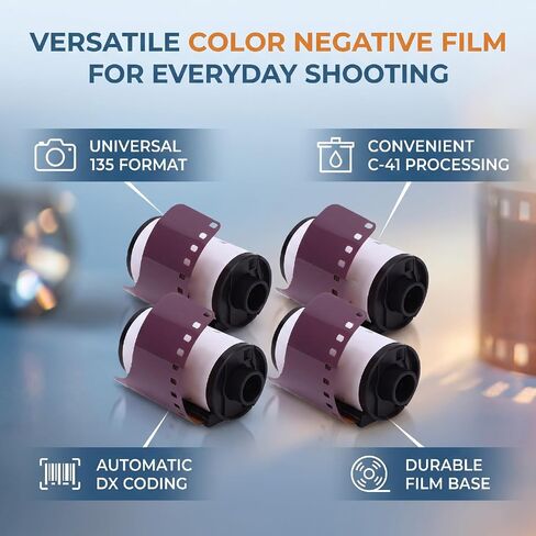 ASHATA Color Negative Film 35mm ISO 200 135 Roll for Portrait Landscape in Kuwait