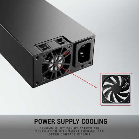500w 80+ Bronze-Rated Fully Modular Power Supply, mini ITX/Flex ATX / 1U,Featuring Full-Range Active PFC90-264v, mini Servers/NAS/HTPC/and Rack-Mounted PSU in Kuwait