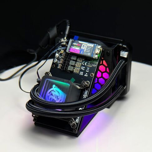 NerdQaxe++ Hydro | 4.8TH/s High-Efficiency Bitcoin Miner | 4X BM1370 ASIC, 78W, 15J/Th | Open-Source Crypto Machine with WiFi & PSU in Kuwait