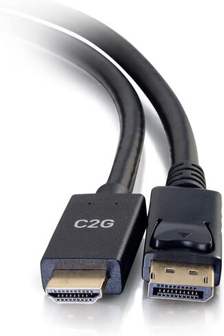 C2G 6ft DisplayPort™ Male to HDMI® Male Passive Adapter Cable - 4K 30Hz in Kuwait