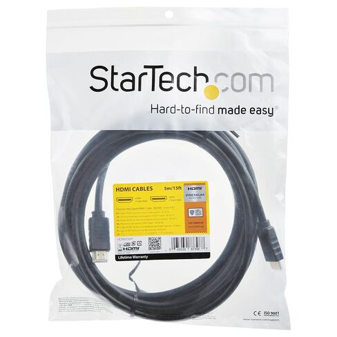StarTech 15ft Certified HDMI 2.0 Cable with Ethernet, 4K 60Hz, HDR10 in Saudi Arabia