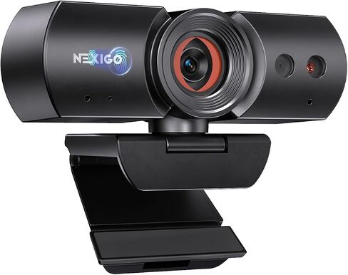 NexiGo N680 1080P Business Webcam with Microphone, Software and Privacy Cover, AutoFocus, Streaming USB Web Camera, for Online Class, Zoom Meeting Skype Facetime Teams, PC Mac Laptop Desktop in Kuwait