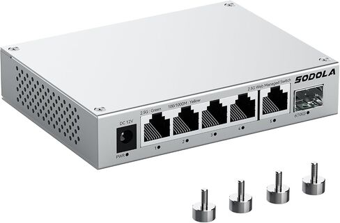 SODOLA 8-Port 2.5Gb Web Managed Switch,8 x 2.5G Base-T&1x 10G SFP+ in Kuwait