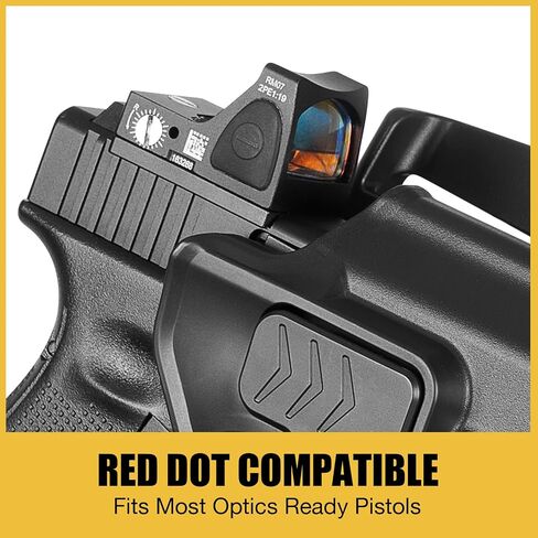 OWB Holster for Glock 17 19 19X MOS Gen 3-6 Optic Ready Level II Right Hand in Kuwait