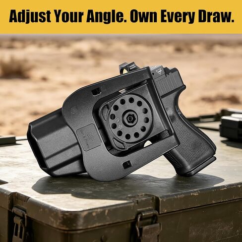 OWB Holster for Glock 17 19 19X MOS Gen 3-6 Optic Ready Level II Right Hand in Kuwait
