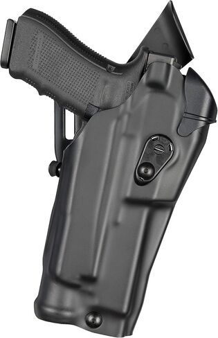Safariland 6390RDS Level One Retention Duty Holster, Red Dot Sight Compatible, STX Plain Black, Right Hand, Fits: Glock 19/23 Surefire X300U in Saudi Arabia