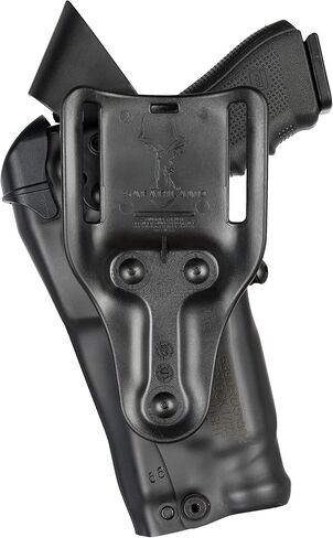 Safariland 6390RDS Level One Retention Duty Holster, Red Dot Sight Compatible, STX Plain Black, Right Hand, Fits: Glock 19/23 Surefire X300U in Saudi Arabia