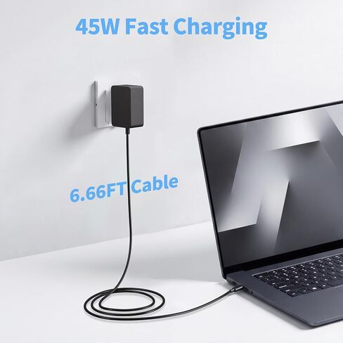 45W USB-C Surface Pro Charger Compatible with Microsoft Surface Pro in Kuwait
