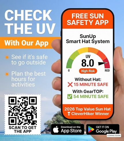 GearTOP UPF 50+ Safari Hats for Women Sun Hats for Men & Women, Mens Bucket Hat Hiking Golf Beach & Fishing Hat for Men in Kuwait