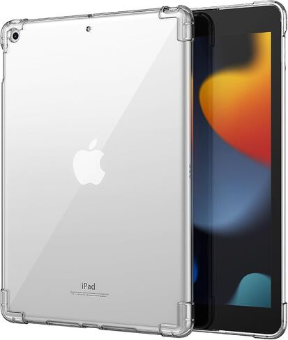 MoKo Clear Case for iPad 9th/8th/7th Gen 2021/2020/2019, Clear in Kuwait