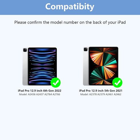 12.9 Inch Ipad Pro Case Compatible with 4th/5th/6th, Clear in Kuwait