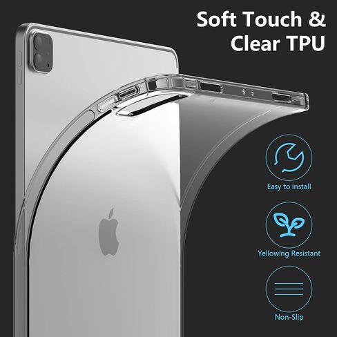 12.9 Inch Ipad Pro Case Compatible with 4th/5th/6th, Clear in Kuwait