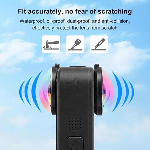 Premium Lens Protective Cover for GoPro MAX2, Front & Rear Cover in Saudi Arabia