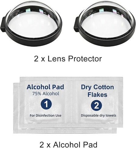 Premium Lens Protective Cover for GoPro MAX2, Front & Rear Cover in Saudi Arabia