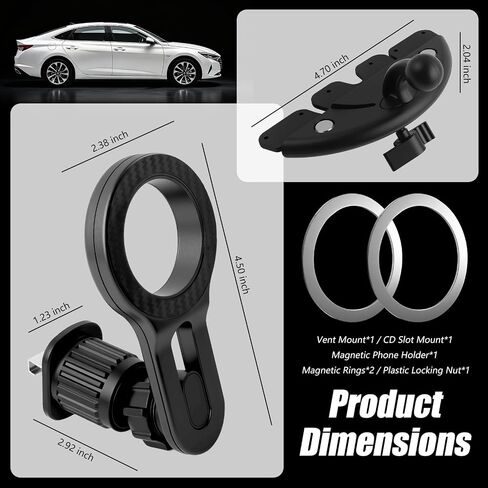Magnetic CD Phone Holder for Car,Adjustable CD Player Phone Mount in Kuwait