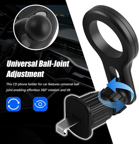 Magnetic CD Phone Holder for Car,Adjustable CD Player Phone Mount in Kuwait