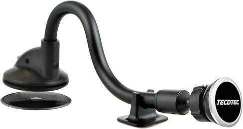 حامل أكواب TECOTEC 2 في 1، حامل للتابلت، حامل أكواب مرن قابل للتعديل للسيارة والتابلت والهاتف يناسب الأجهزة بحجم يصل إلى 12.9 بوصة in Kuwait