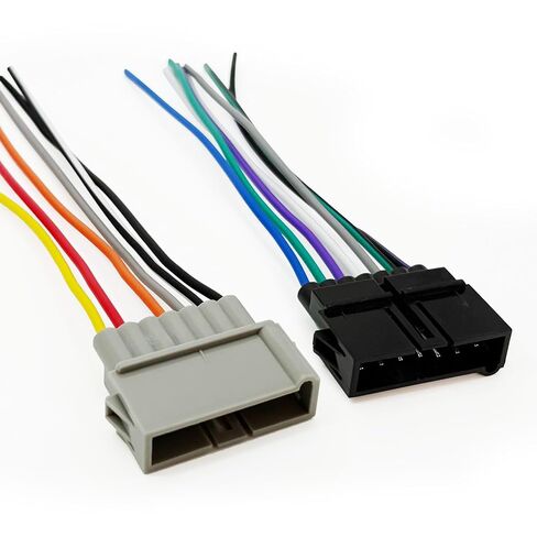 RicoRich 70-1817 Radio Wiring Harness for Jeep 1984-2006, Aftermarket Stereo Installation Adapter in Kuwait