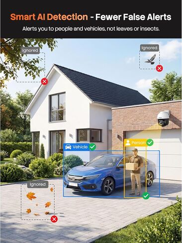Tenda 5MP QHD Outdoor Pan/Tilt Wi-Fi Security Camera, 360° Full Coverage, Color Night Vision, AI Human/Vehicle/Motion Detection, 2-Way Talk, IP65, WiFi 6,24/7 Plug-in Guard for Your Yard (CH7 2.0) in Saudi Arabia